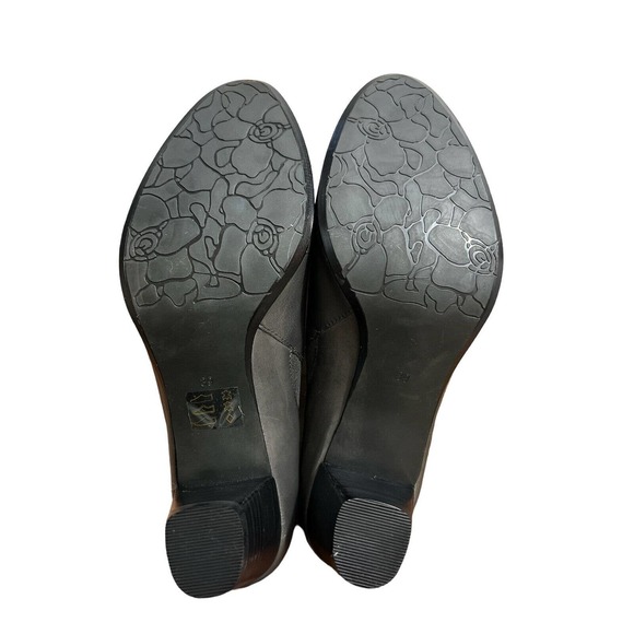 Everybody By BZ. Moda Gray Leather Boots Women's Size 8.5 US‎ 39 EU - Picture 3 of 6